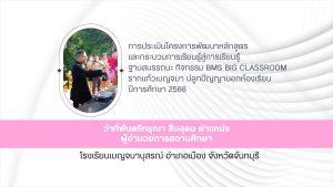 สีชมพู สีฟ้า เรียบง่าย ประเมินการทำงาน presentation